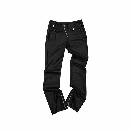 ウォッシュ加工 スリムフレアパンツ|1JINN STUDIO|商品画像