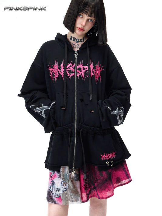 クラウンリベット ダメージフーディー product image 2