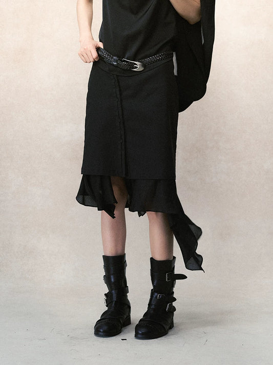 デタッチャブルスカート レイヤードワイドパンツ styling 19