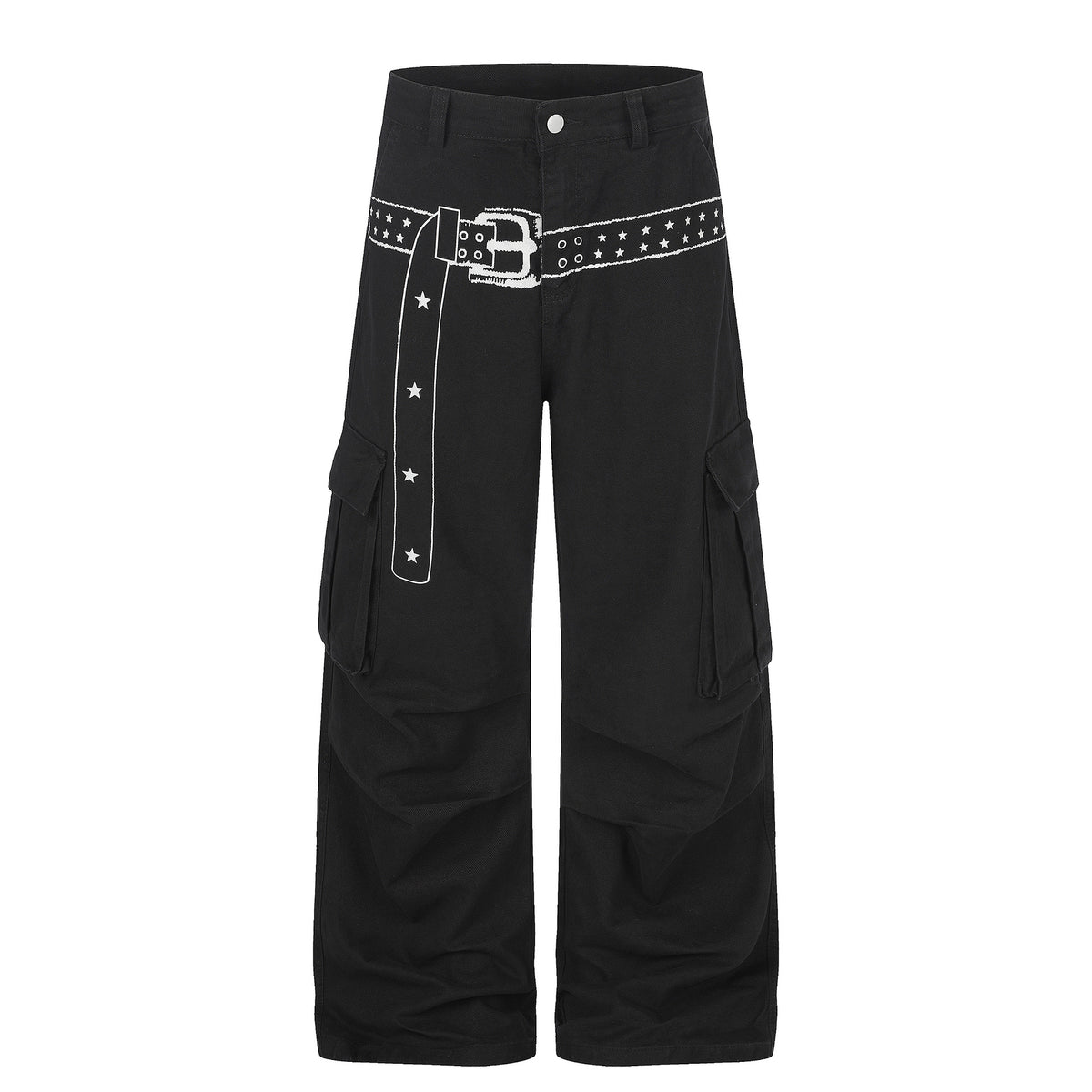 スターベルト マルチポケットカーゴパンツ COLOR:BLACK