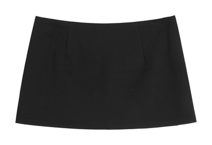 ダブルブレスト ミニスカートパンツ BLACK 02