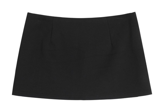 ダブルブレスト ミニスカートパンツ BLACK 02