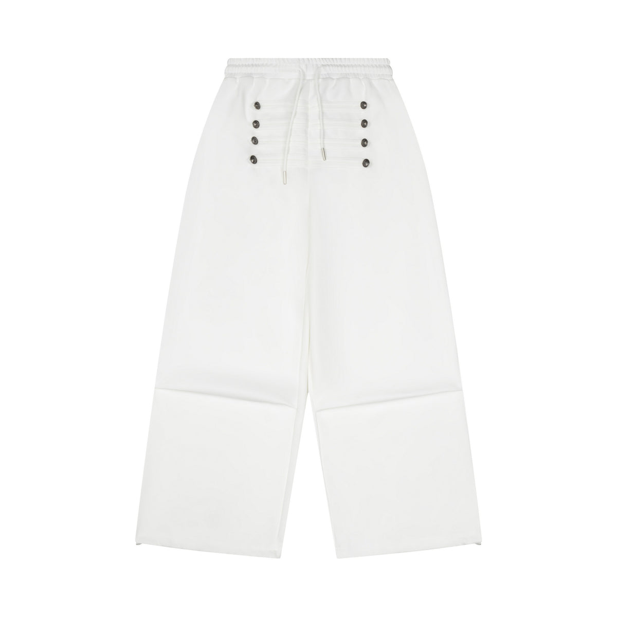 ダブルブレスト ワイドスウェットパンツ COLOR:WHITE