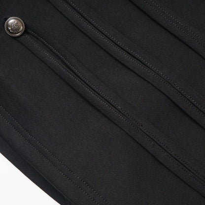 ダブルブレスト ミニスカートパンツ BLACK 04