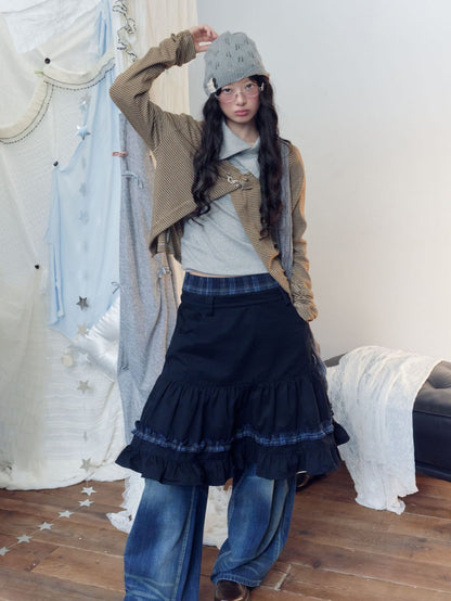 ストライプレイヤード ハイネックツーピーストップス detail 5