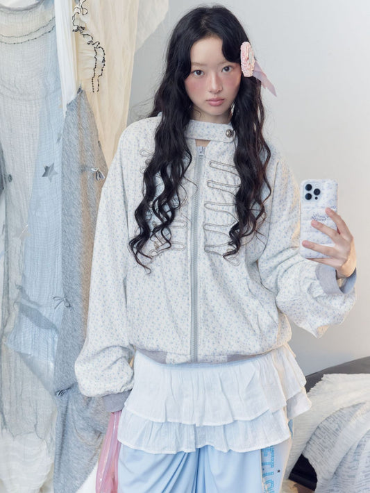ナポレオンフック フローラルフーデッドジャケット detail 3