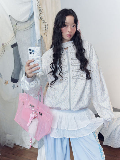 ナポレオンフック フローラルフーデッドジャケット detail 4