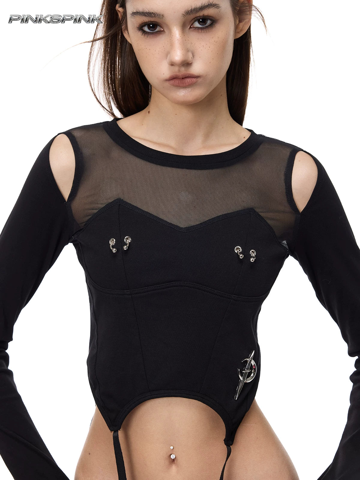 ストラクチャード メッシュトップス product image 3