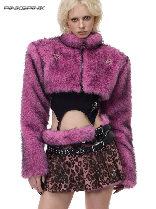 レオパードファー 2WAYミニスカートパンツ product image 4
