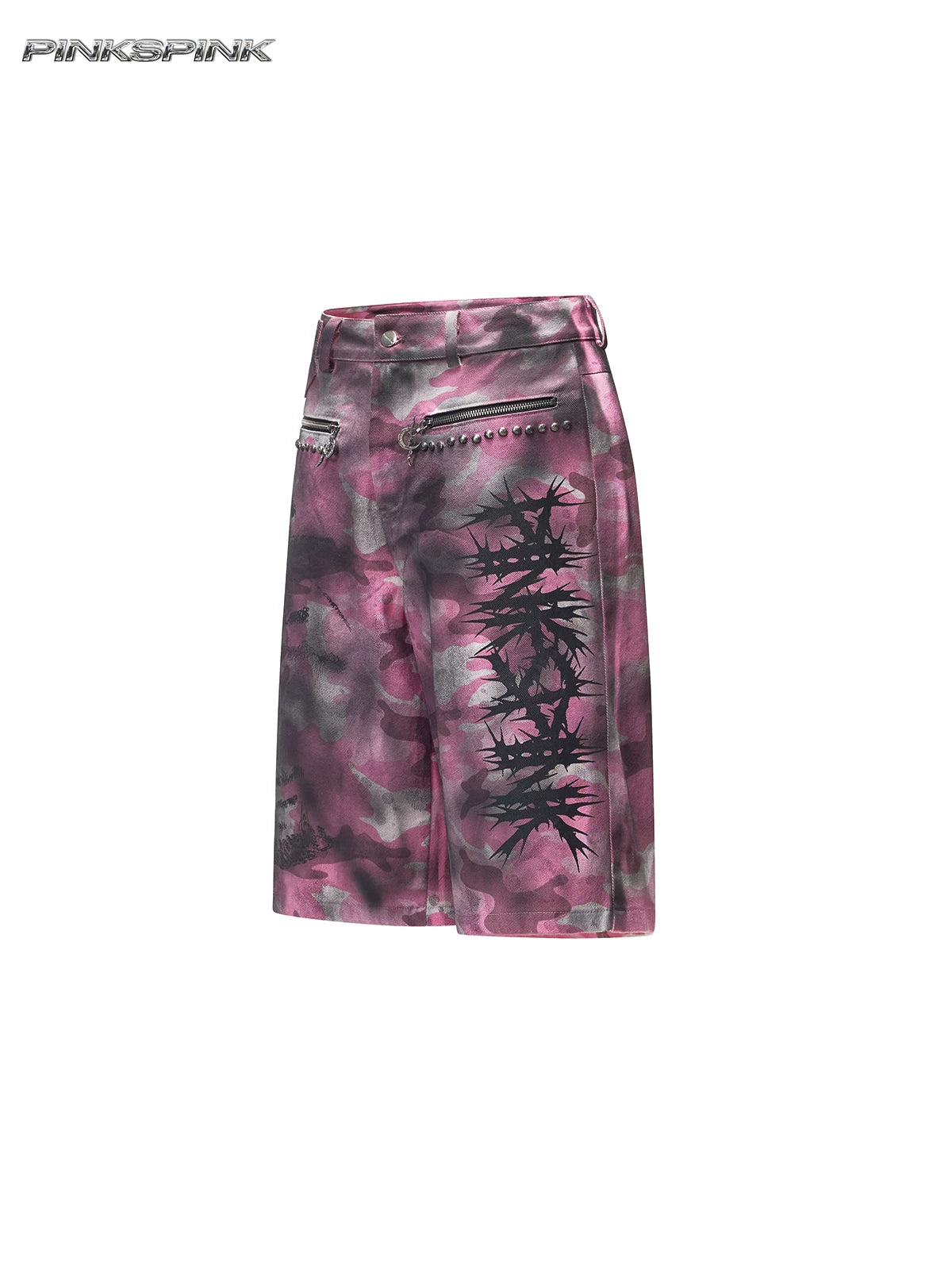 カモフラージュ リベットクロップドデニム product image 5