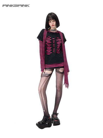 ストライプ リベットグローブトップス product image 5