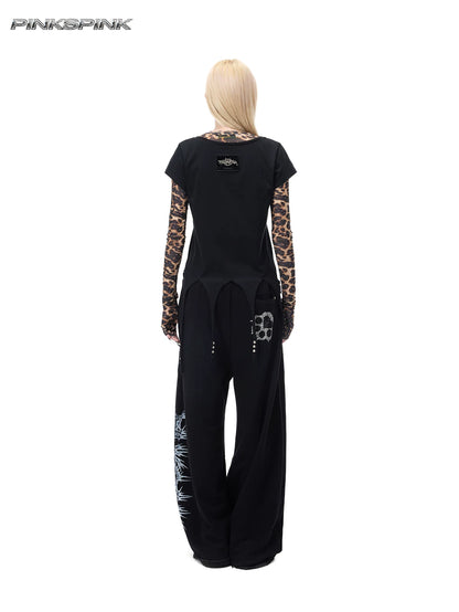 カクタスプリント アシンメトリーTシャツ product image 4