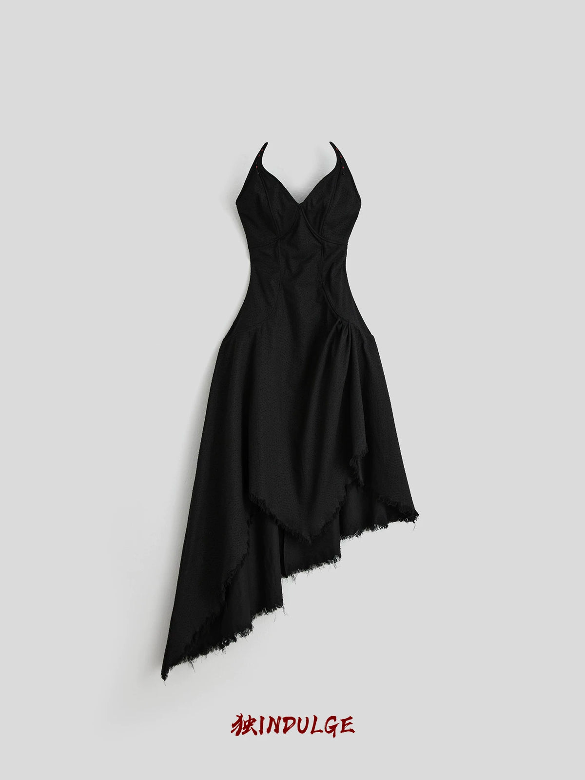 パフヘム ベアトップロングドレス BLACK 4