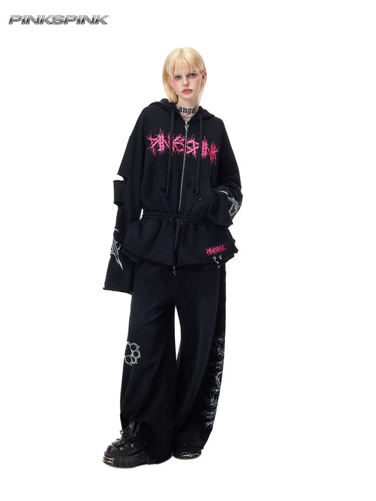 クラウンリベット ダメージフーディー product image 4