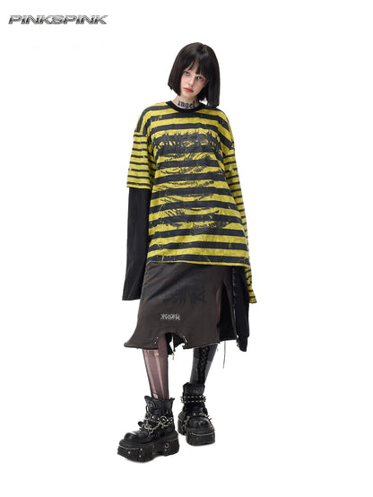 バーンフラワー ホールストライプトップス product image 3