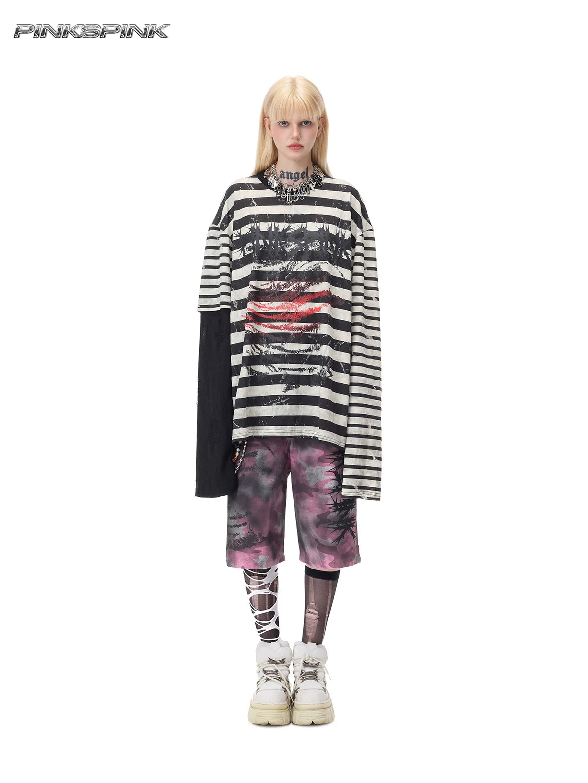 バーンフラワー ホールストライプトップス product image 4