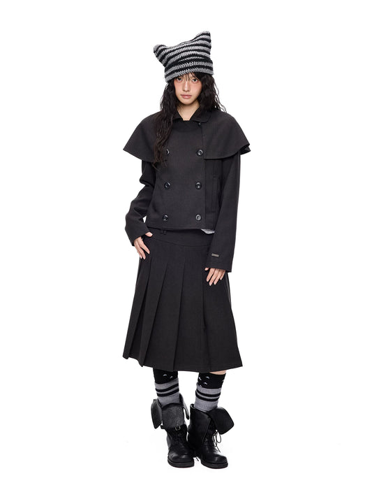 ダブルブレスト ケープショートジャケット product image 3