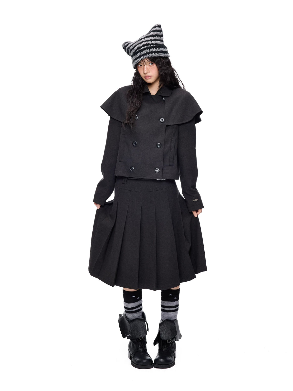 ダブルブレスト ケープショートジャケット product image 4