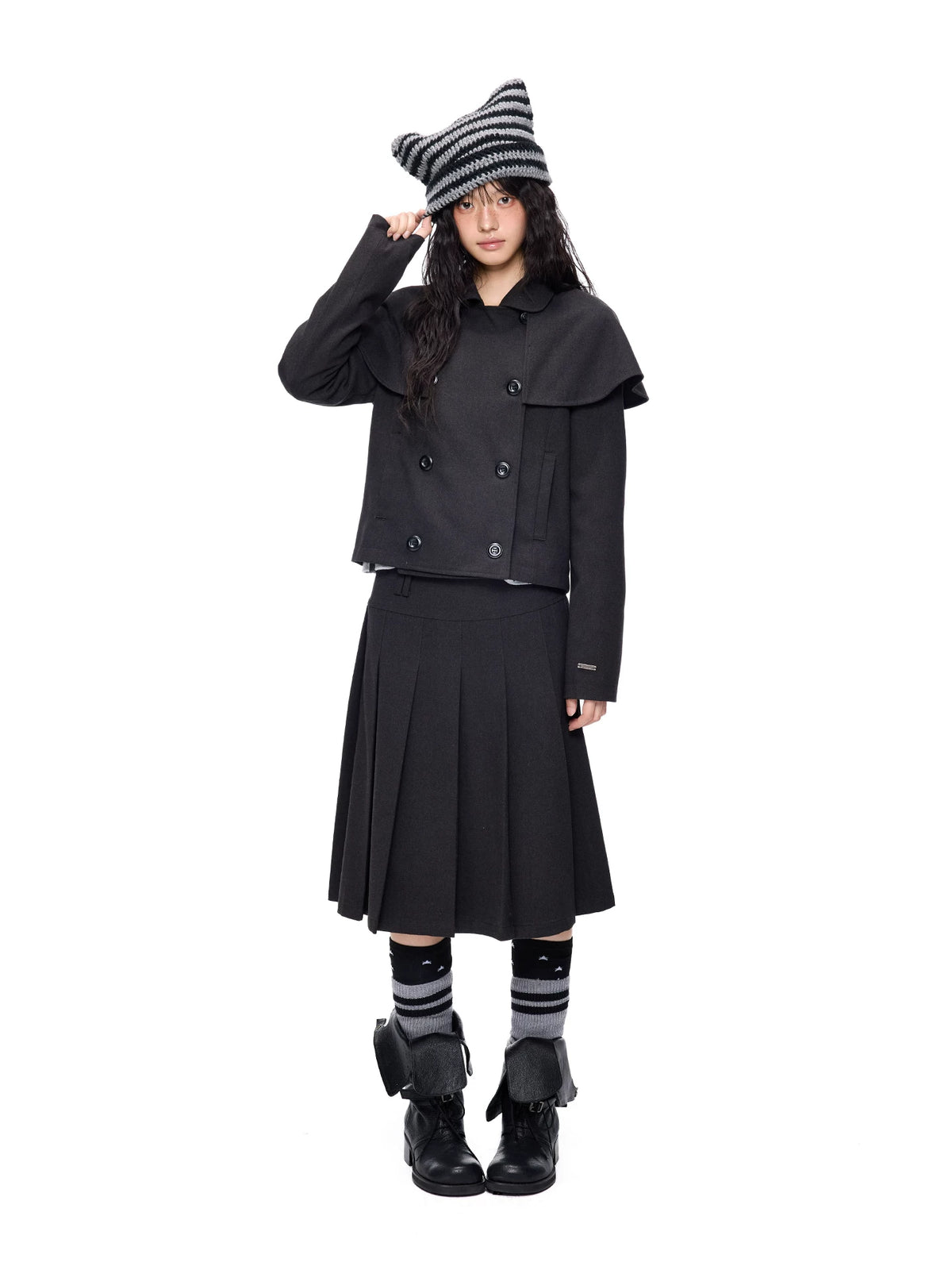 ダブルブレスト ケープショートジャケット product image 5