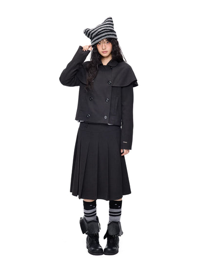 ダブルブレスト ケープショートジャケット product image 5
