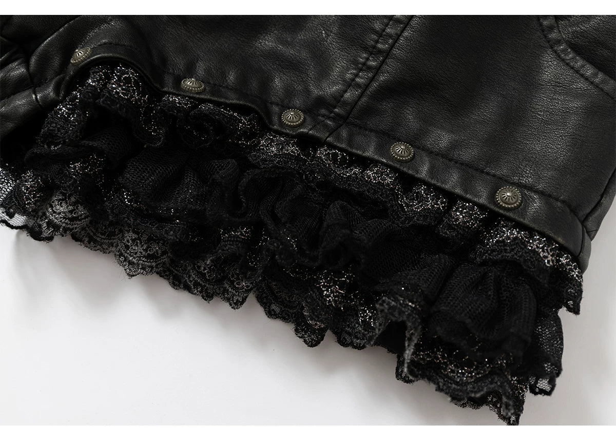 ナイトレース ウォッシュドレザーショートパンツ styling 9