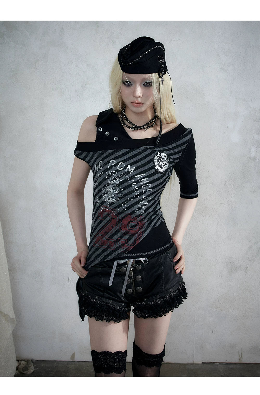 ナイトレース ウォッシュドレザーショートパンツ styling 41