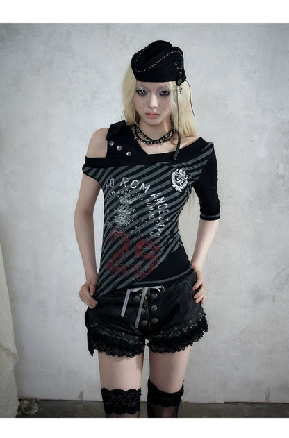 ナイトレース ウォッシュドレザーショートパンツ styling 41