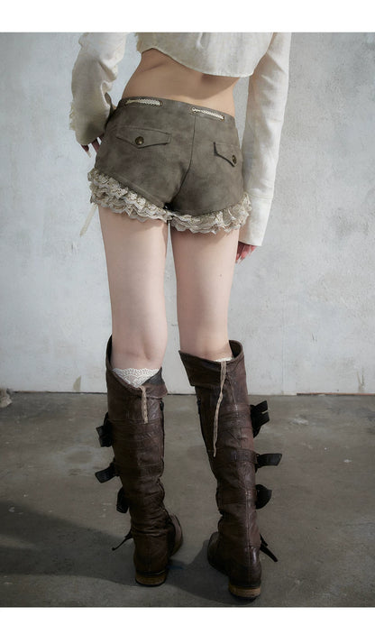 ナイトレース ウォッシュドレザーショートパンツ styling 47