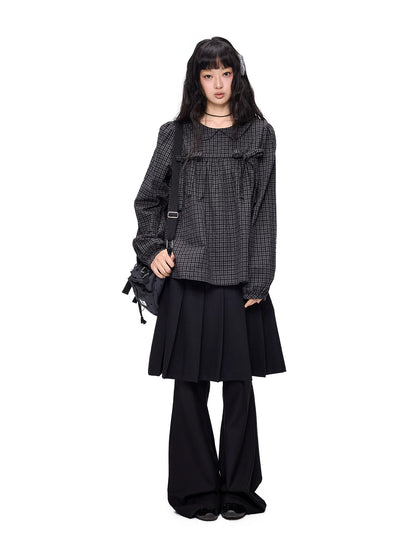 プリーツスカートレイヤード ワイドパンツ product image 5