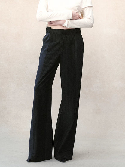 コントラストストライプ ワイドスラックス styling 18