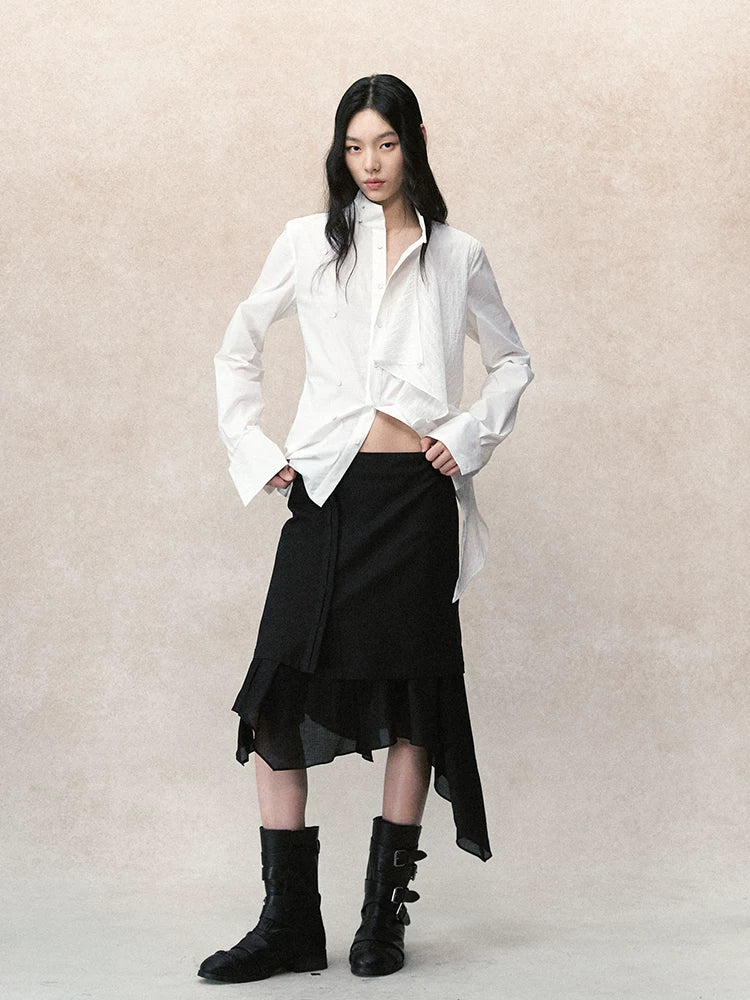デタッチャブルスカート レイヤードワイドパンツ styling 16