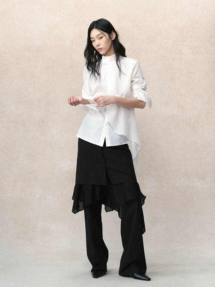 デタッチャブルスカート レイヤードワイドパンツ styling 21