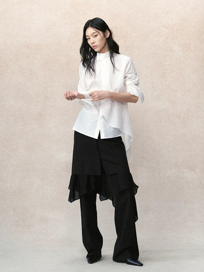デタッチャブルスカート レイヤードワイドパンツ styling 21