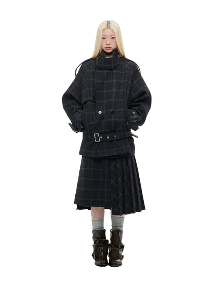チェック オーバーサイズモーターサイクルジャケット product image 3