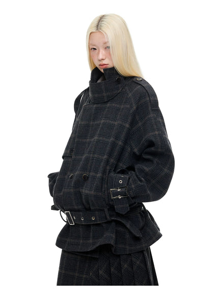 チェック オーバーサイズモーターサイクルジャケット product image 4