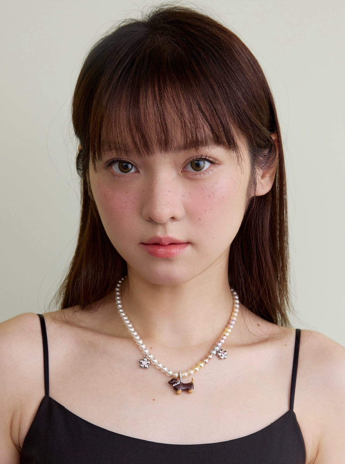 ダックスフンド パールペンダントネックレス detail 5