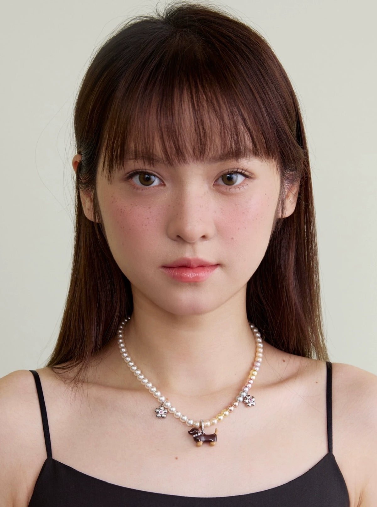 ダックスフンド パールペンダントネックレス detail 7