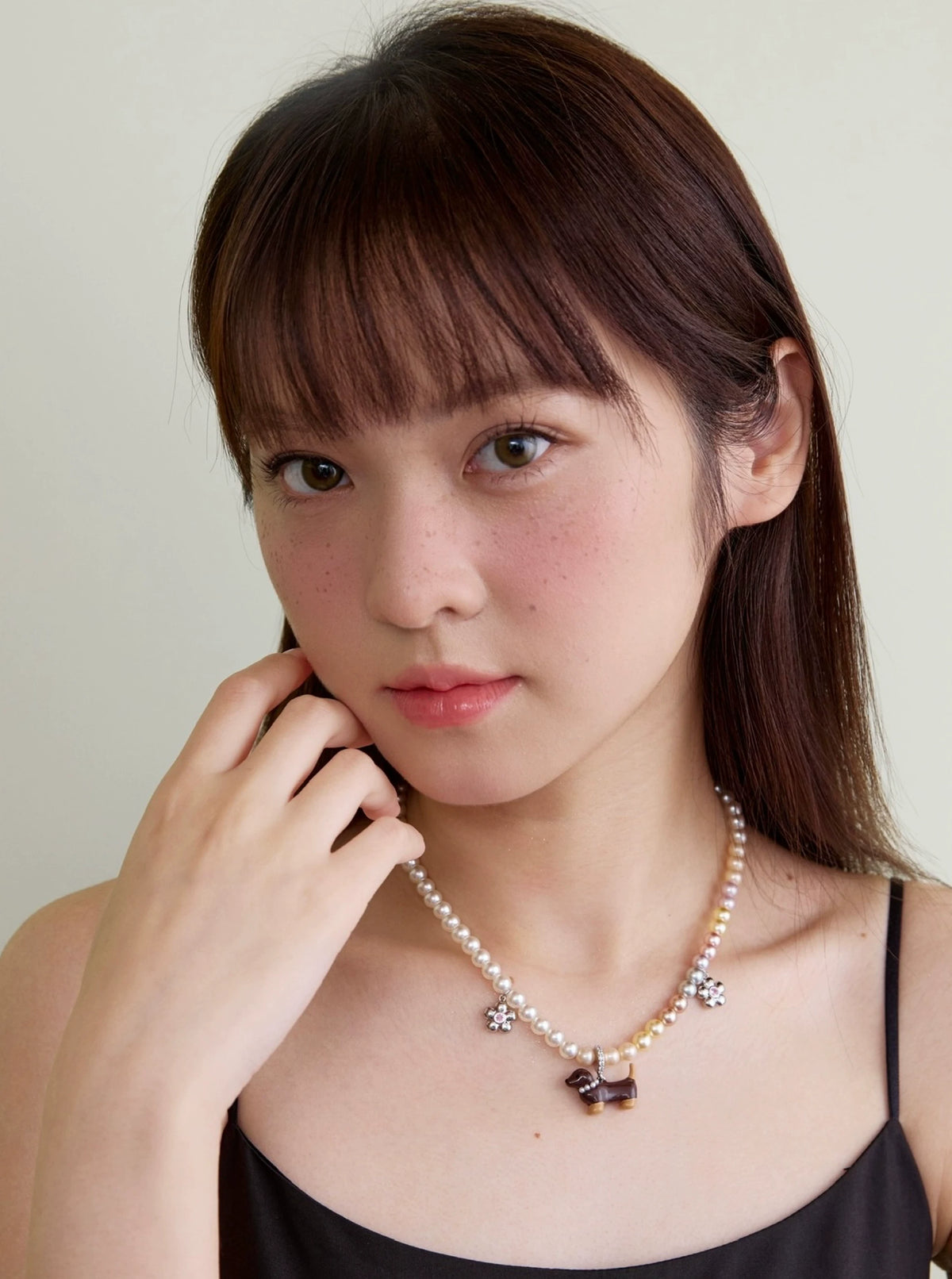 ダックスフンド パールペンダントネックレス detail 10