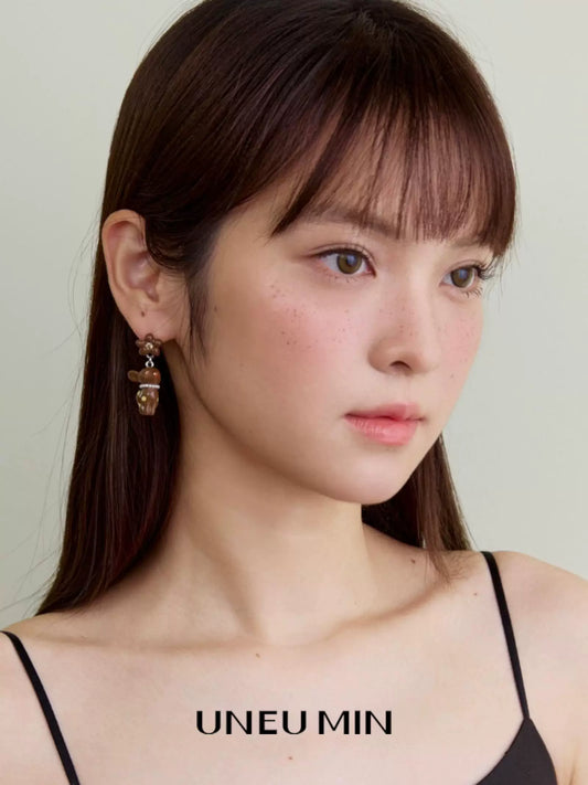ディアフラワー ジルコンピアス styling 2