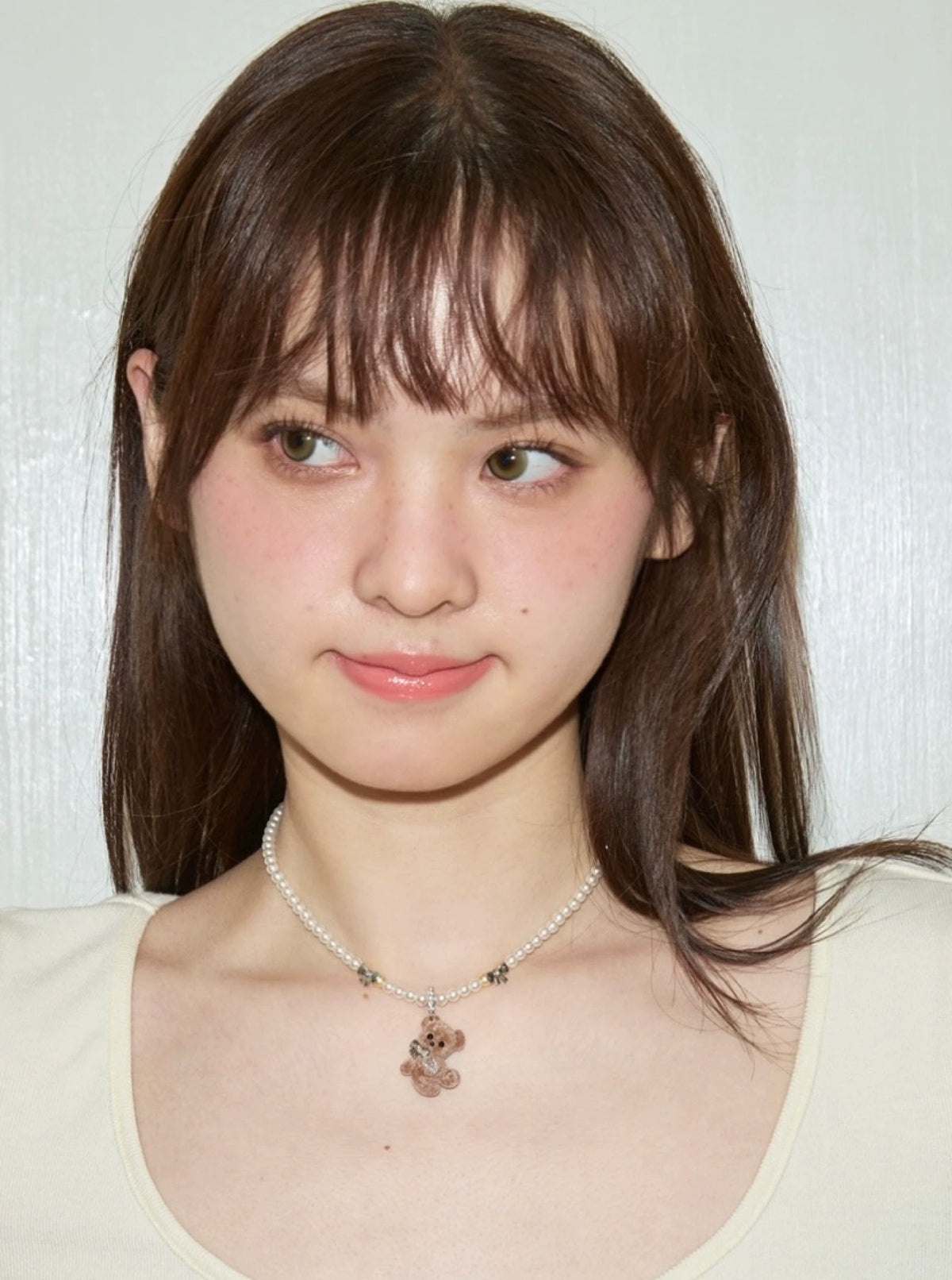 フロッキーベア パールペンダントネックレス detail 7