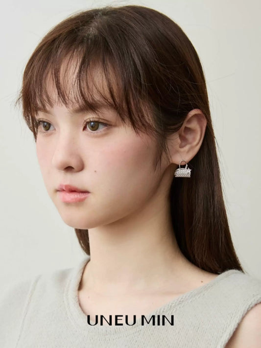 スタージルコン バッグモチーフピアス styling 2