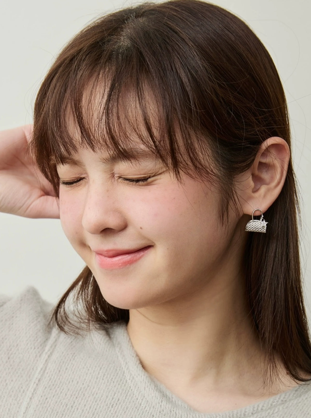 スタージルコン バッグモチーフピアス detail 5