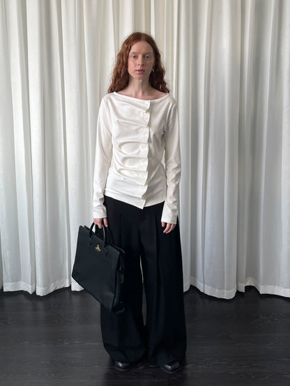 ギャザーシャーリング ロングスリーブトップス styling 6
