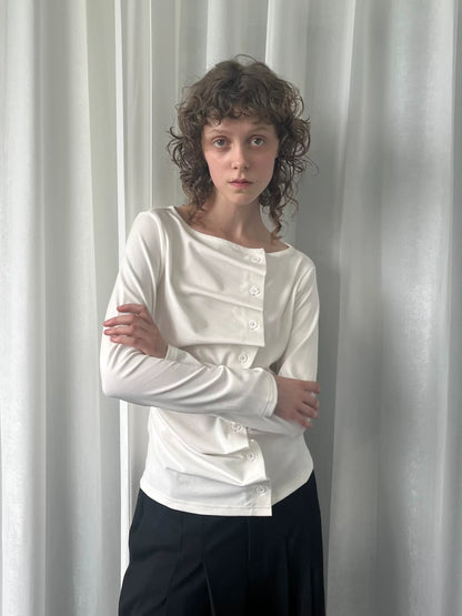 ギャザーシャーリング ロングスリーブトップス styling 17