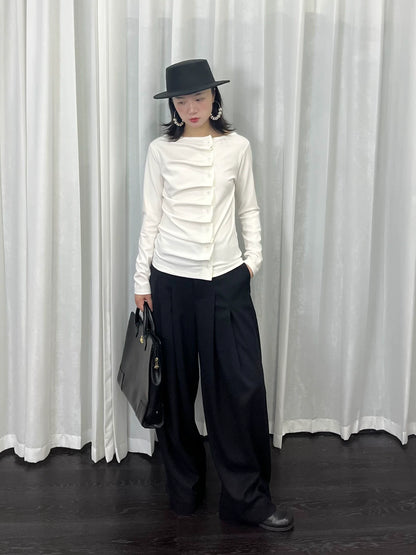 ギャザーシャーリング ロングスリーブトップス styling 18