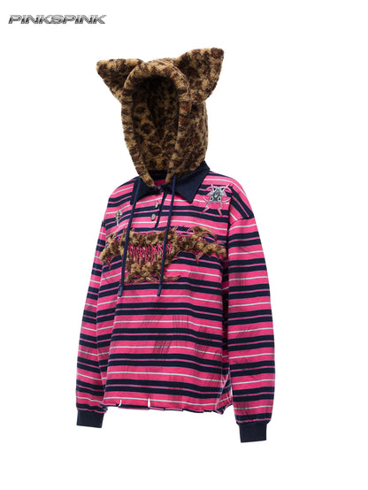 レオパードキャットイヤー フーディー product image 5