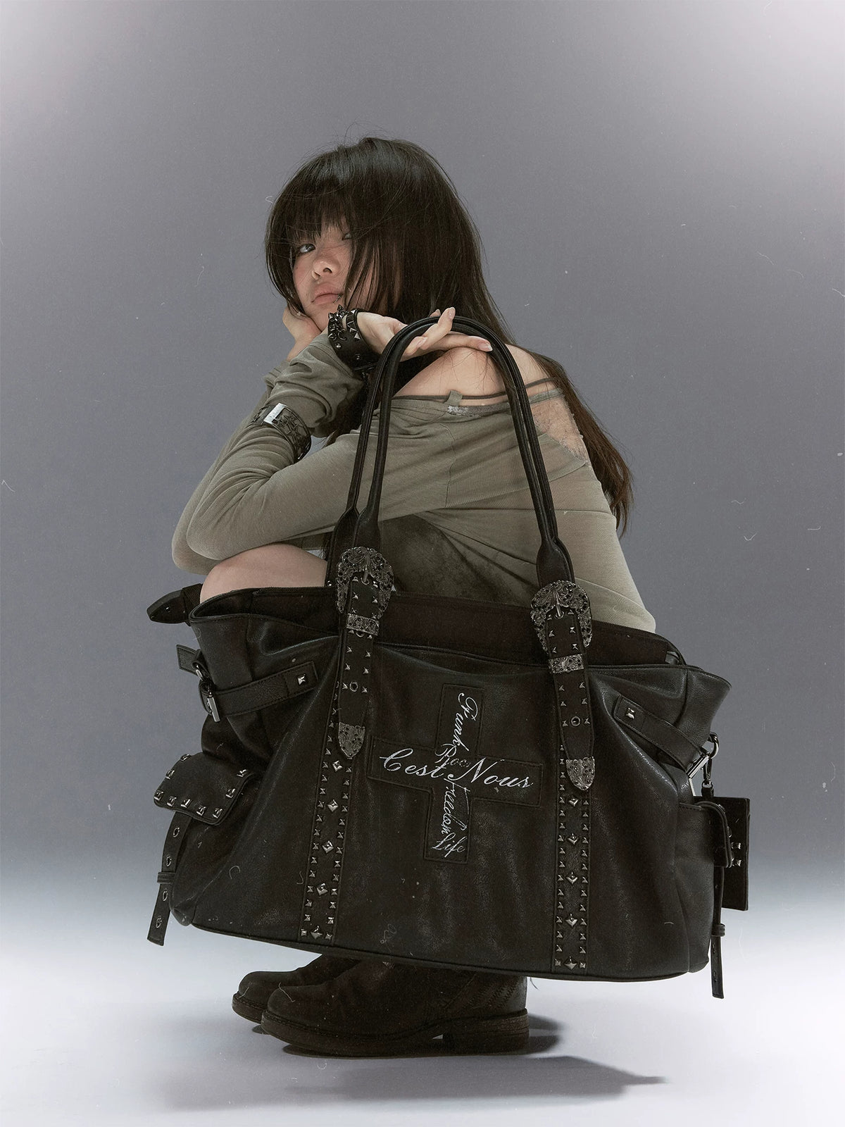 クロススタッズ ショルダーバッグ｜Cest Nous｜商品画像1