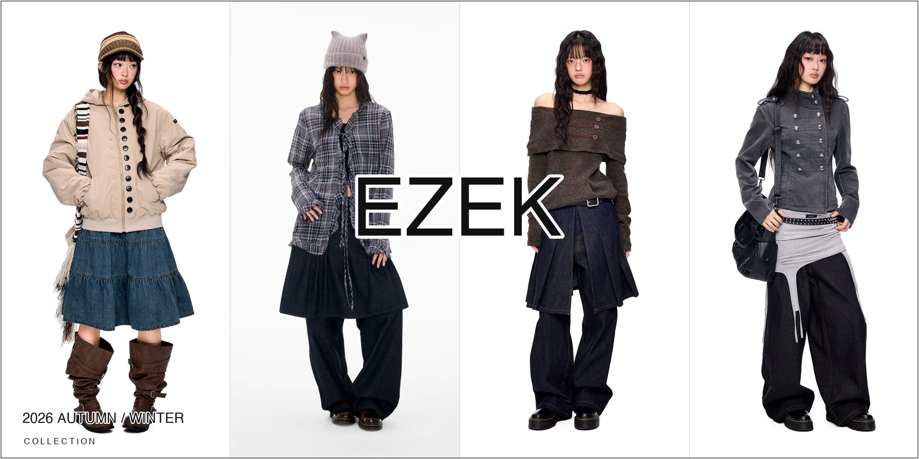 EZEK 2026 AUTUMN WINTER COLLECTION 新作4ルック